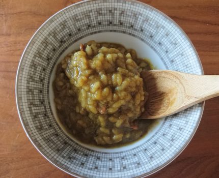 野菜・スパイス・米アレルギー対応の野菜カレーリゾット（無農薬・無添加）