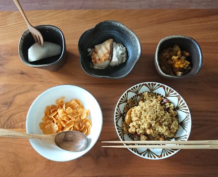5分で25種の食材を使用した朝食を