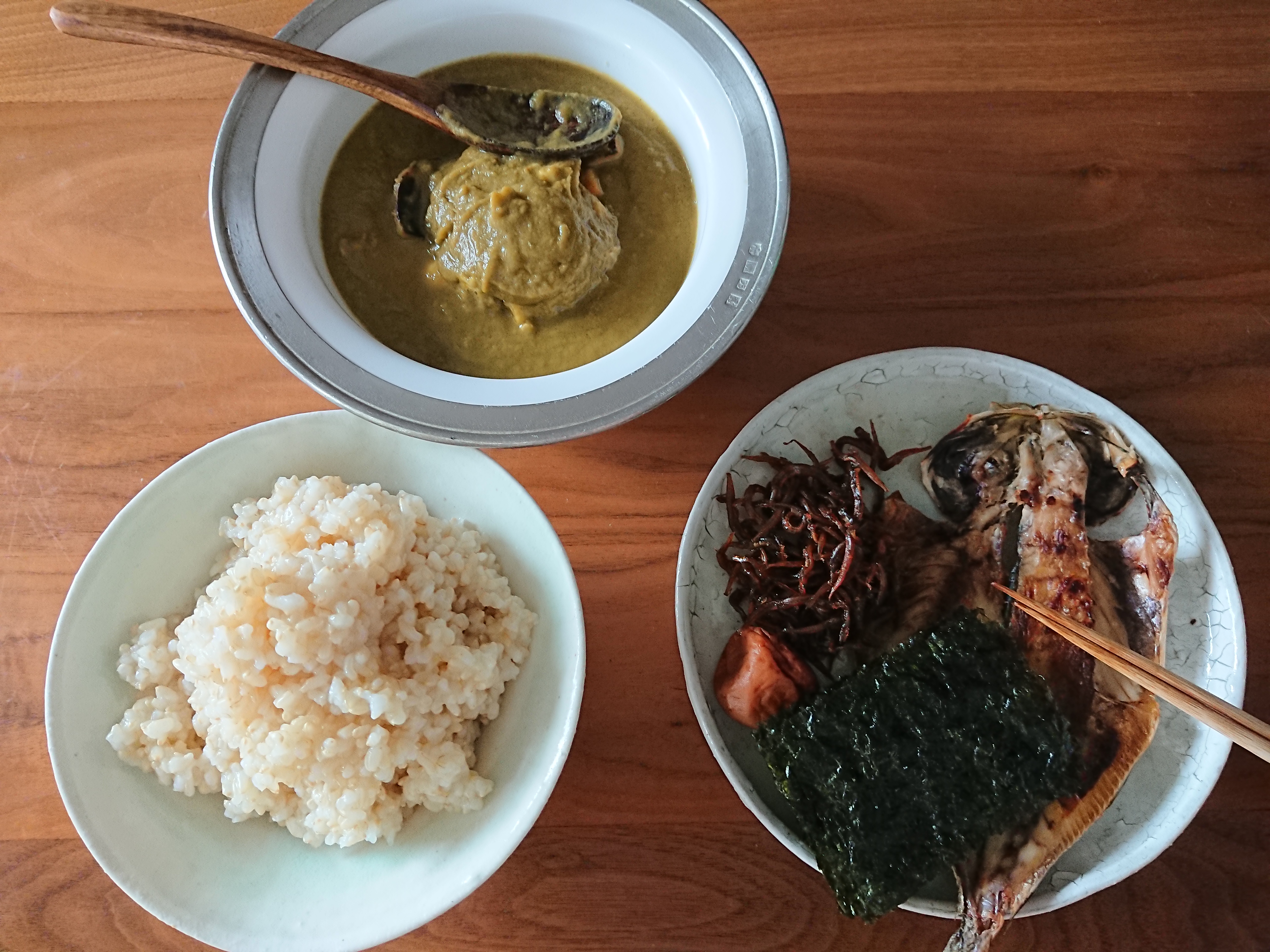 最近の朝食