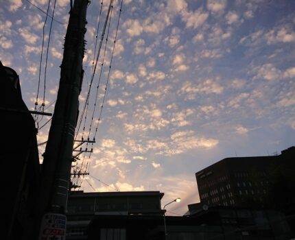 北斎の空
