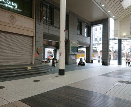 熊本市内中心部も冠水