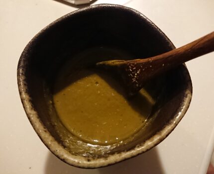 塩辛いラーメン