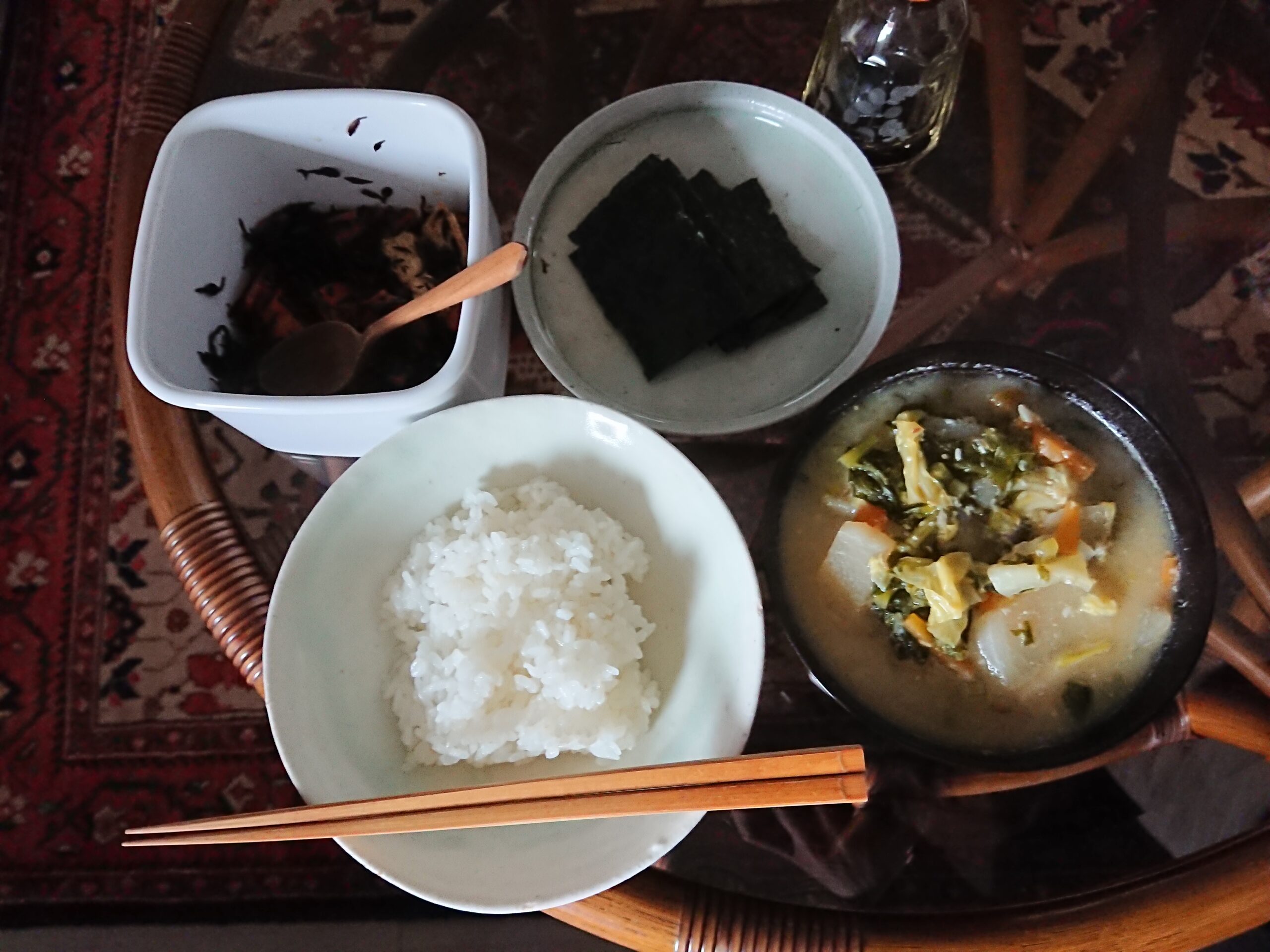 暖房の設定温度調整